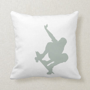 Ash Gray Skater Kissen