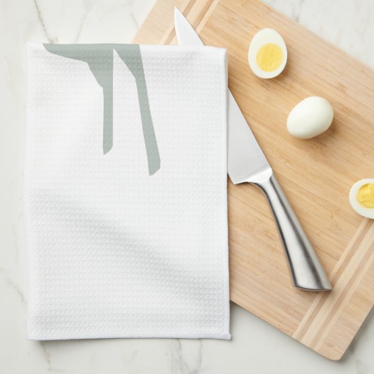 Ash Gray Snow Ski Handtuch (Viertel Falte)