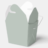 Ash Gray Takeout Favor Box Geschenkschachtel (Geöffnet)