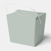 Ash Gray Takeout Favor Box Geschenkschachtel (Rückseite)