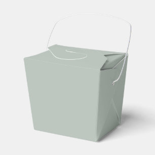 Ash Gray Takeout Favor Box Geschenkschachtel