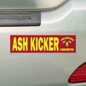ASH KICKER VOLUNTEER FIREFIGHTER BUMPER STICKER AUTOAUFKLEBER (Auf Auto)