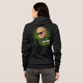 Ash Nom DePlume Reißverschluss Hoodie (Schwarz voll)