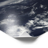 Ash Plume aus Soufriere Hills, Montserrat Fotodruck (Ecke)