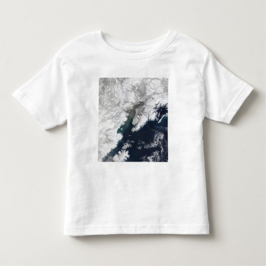 Ash plume vom Berg Redoubt, Alaska Kleinkind T-shirt (Vorderseite)