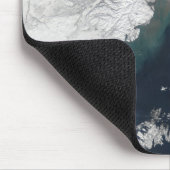 Ash plume vom Berg Redoubt, Alaska Mousepad (Ecke)