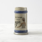 Ash-Tasse mit Schwarz-Weiß-Kaffee Bierglas (Mittel)