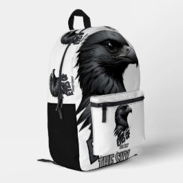 Ash-Tone-Adler-Focus-Design Bedruckter Rucksack