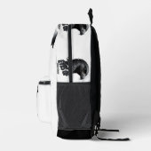 Ash-Tone-Adler-Focus-Design Bedruckter Rucksack (Rechts)