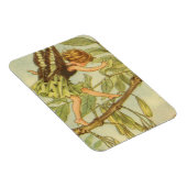 Ash Tree Fairy Walking auf Zweig Magnet (Rechte Seite)
