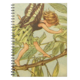 Ash Tree Fairy Walking auf Zweig Notizblock