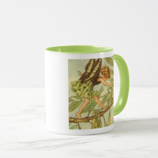 Ash Tree Fairy Walking auf Zweig Tasse (VorderseiteRechts)