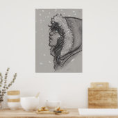 Ash und Schneeplakat Poster (Küche)