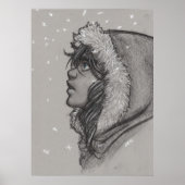 Ash und Schneeplakat Poster (Vorne)