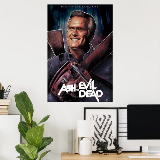 Ash vs Evil Dead Fanart Poster (Heimbüro)