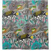 ASHA-Muschel Duschvorhang (Vorderseite)