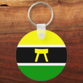 Ashanti, Ghana-Flagge Schlüsselanhänger (Vorderseite)