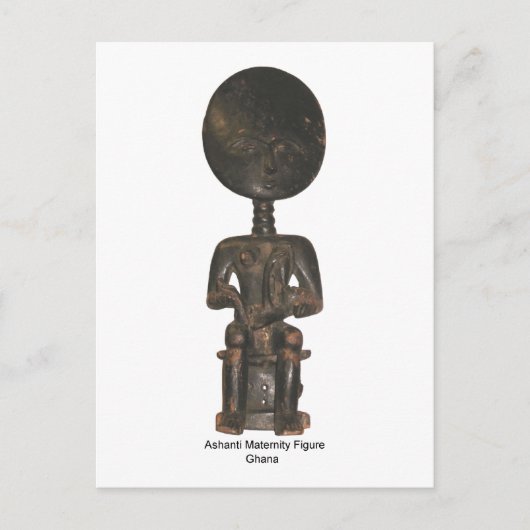 Ashanti Maternity Figure Postcard Postkarte (Vorderseite)