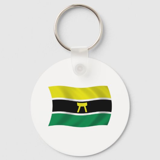 Ashanti People Flag Schlüsselanhänger (Vorderseite)