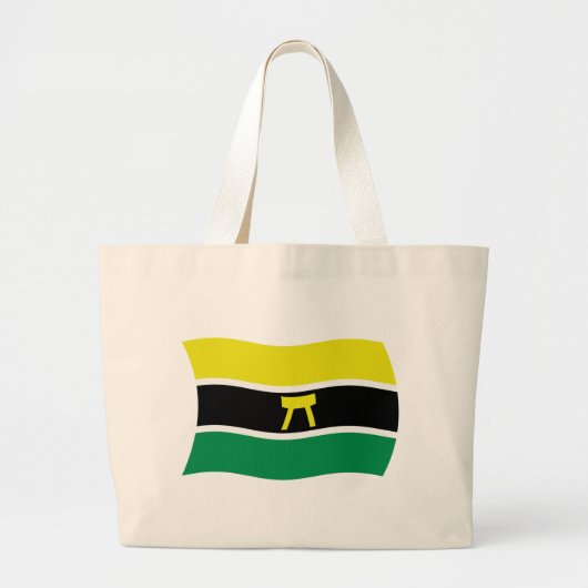 Ashanti People Flag Totbeutel Jumbo Stoffbeutel (Vorne)