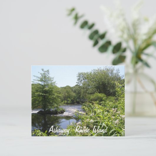 Ashaway, Rhode Island Postkarte (Stehend Vorderseite)