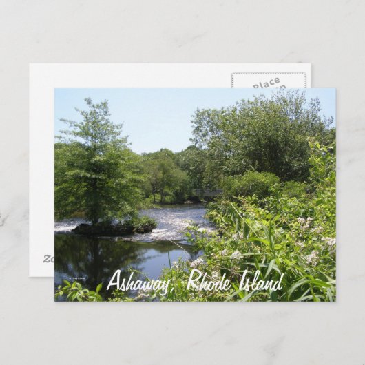 Ashaway, Rhode Island Postkarte (Vorne/Hinten)