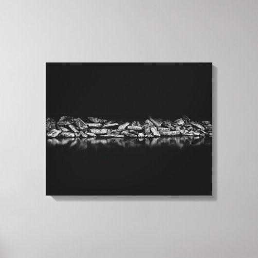 Ashbridges Bay Breakwall 1 Leinwanddruck (Vorderseite)