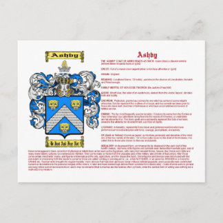 Ashby (Bedeutung) Postkarte