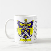 Ashby Familien-Wappen Kaffeetasse (Links)