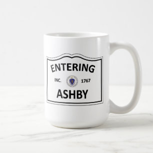 ASHBY MASSACHUSETTS Hometown-Masse MA Townie Kaffeetasse