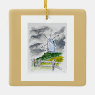 Ashcombe Mühlweihnachtsverzierung Keramikornament