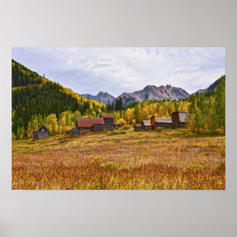 Ashcroft, Colorado Mining Ghost Town Poster