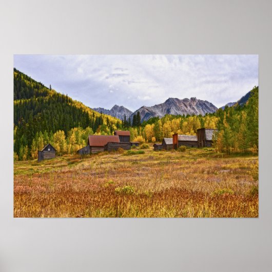 Ashcroft, Colorado Mining Ghost Town Poster (Vorne)
