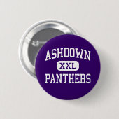 Ashdown - Panther - hoch - Ashdown Arkansas Button (Vorne & Hinten)