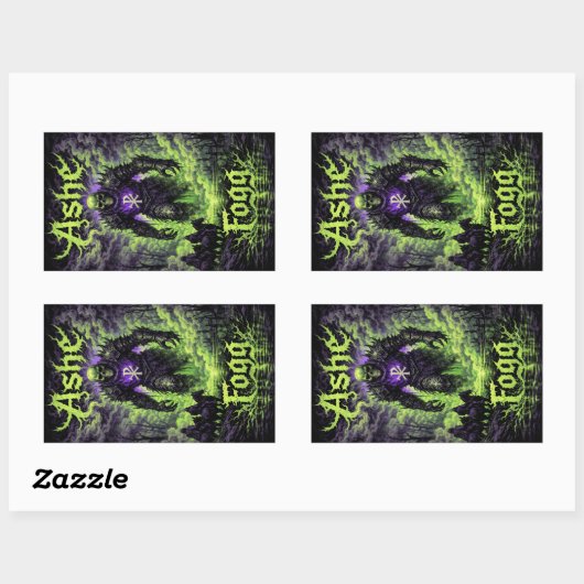 Ashe and Fogg Stickers (Blatt)