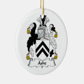Ashe Familienwappen Keramik Ornament (Rechts)