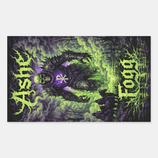 Ashe und Fogg Sticker (Vorderseite)