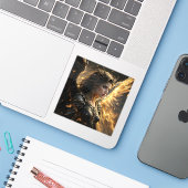 Ashenlight: Die Schattenflamme-Seraph Aufkleber (Laptop mit iPhone)