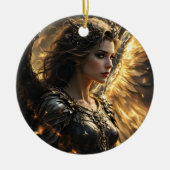 Ashenlight: Die Schattenflamme-Seraph Keramik Ornament (Vorne)