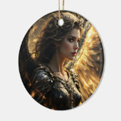 Ashenlight: Die Schattenflamme-Seraph Keramik Ornament (Links)