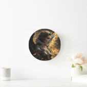 Ashenlight: Die Schattenflamme-Seraph Runde Wanduhr (Zuhause)