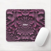 ASHER ~ 3D-Rosa und Lila Maus-Pad Mousepad (Mit Mouse)