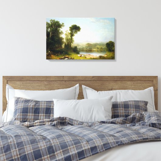 Asher Brown Durand Pastoral Landschaft Leinwanddruck (Insitu (Schlafzimmer))