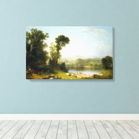 Asher Brown Durand Pastoral Landschaft Leinwanddruck (Insitu (Holzboden))