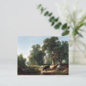 Asher Brown Durand Summer Nachmittag Postkarte (Stehend Vorderseite)