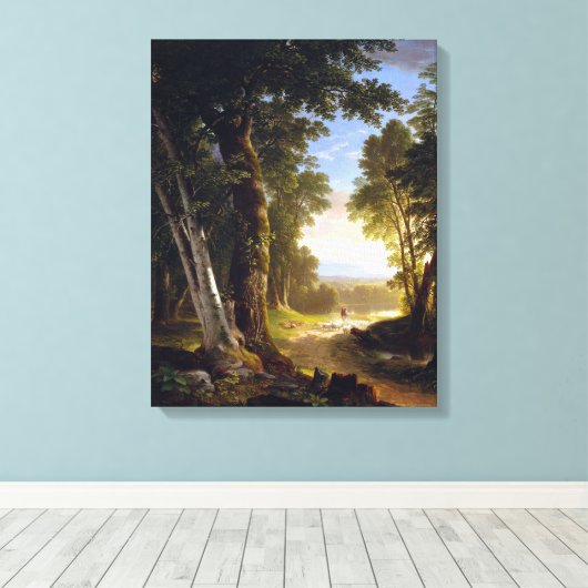 Asher Durand The Beeches Leinwanddruck (Insitu (Holzboden))
