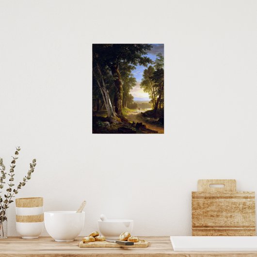 Asher Durand The Beeches Poster (Küche)