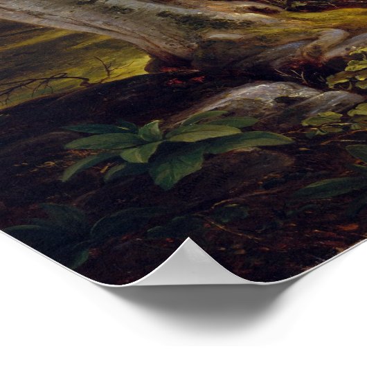 Asher Durand The Beeches Poster (Ecke)