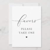 ASHER Elegantes Minimalistisches Skript Nehmen Sie Einladung (Vorderseite)