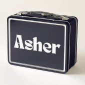 Asher Metal Lunchbox (Rückseite)